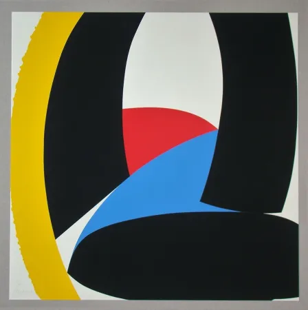 Screenprint Pfahler - Konkrete Komposition 93