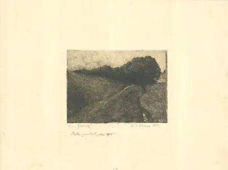 Etching Philipp - Der Feldweg