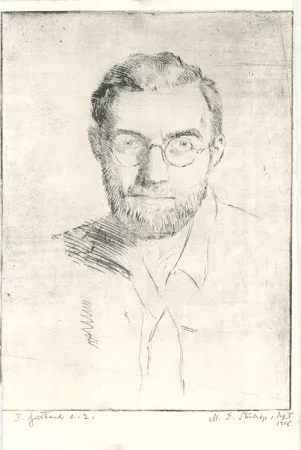 Engraving Philipp - Selbstbildnis