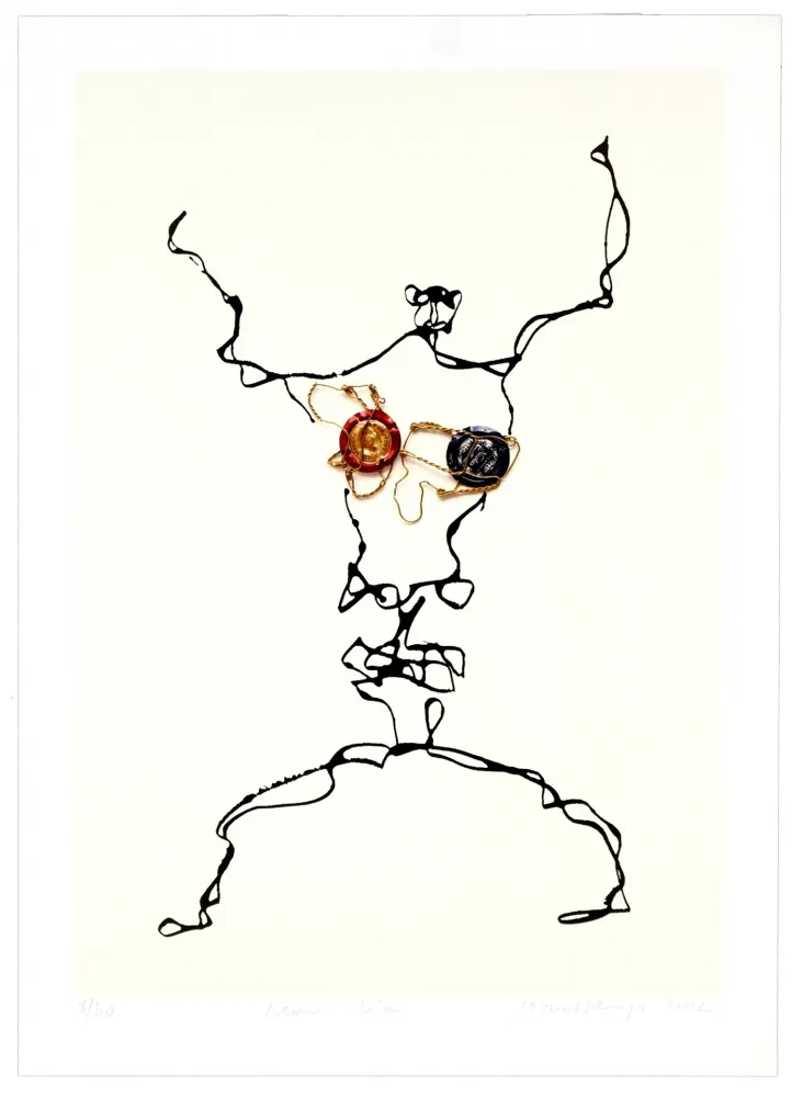 Lithograph Phillipe - Demi-dieu