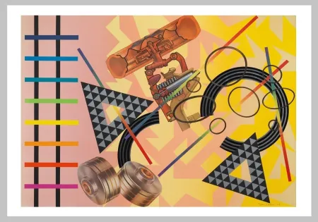 Screenprint Phillips - Composition