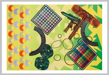 Screenprint Phillips - Composition