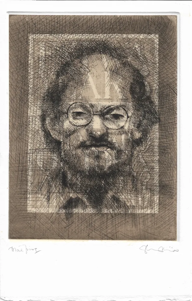 Etching And Aquatint Phillips - Salman Rushdie
