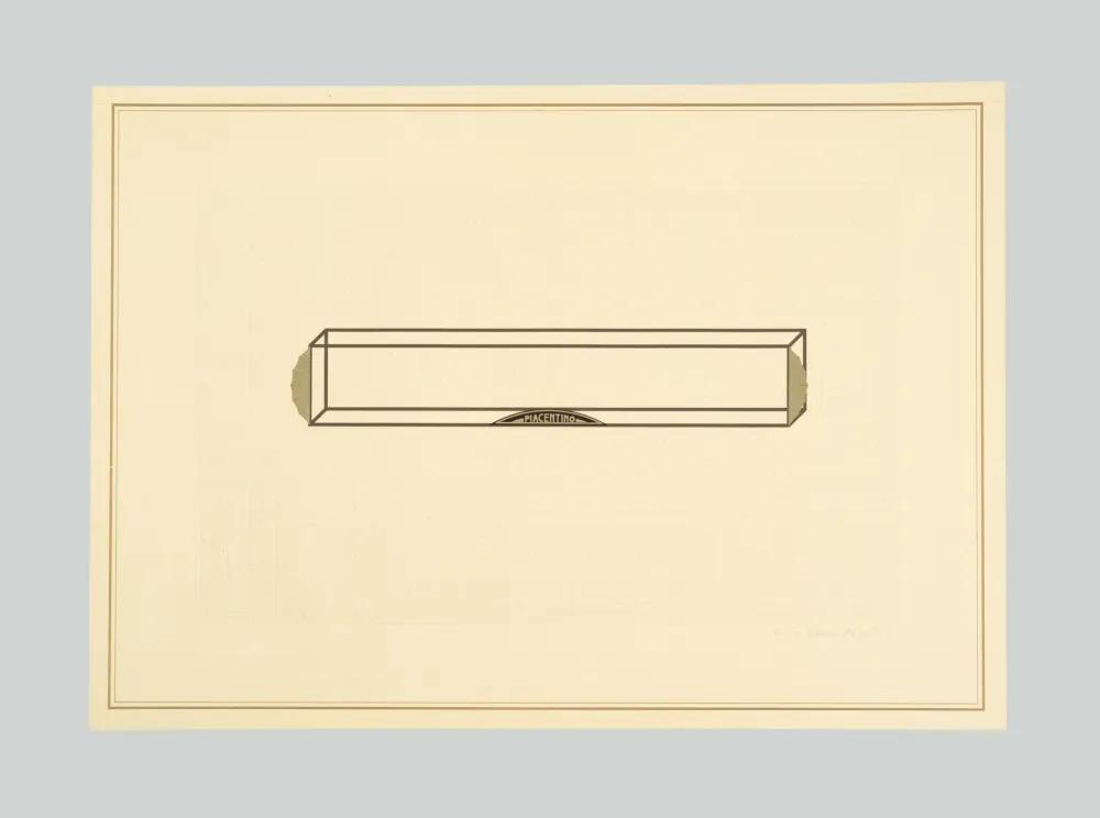 Lithograph Piacentino - Vehicle sculpture. Wall sculpture (c)