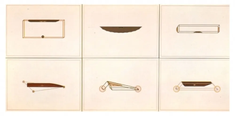 Lithograph Piacentino - VEHICLES SCULPTURES - WALL SCULPTURES