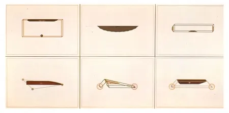 Lithograph Piacentino - VEHICLES SCULPTURES - WALL SCULPTURES