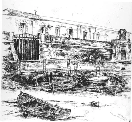 Engraving Piacesi - Ancona porto del mio cuore