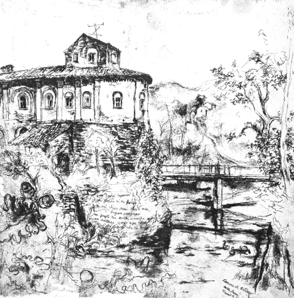 Etching And Aquatint Piacesi - Canzone al Metauro