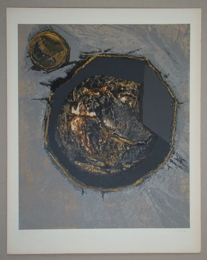 Screenprint Piaubert - Composition II. - 1964