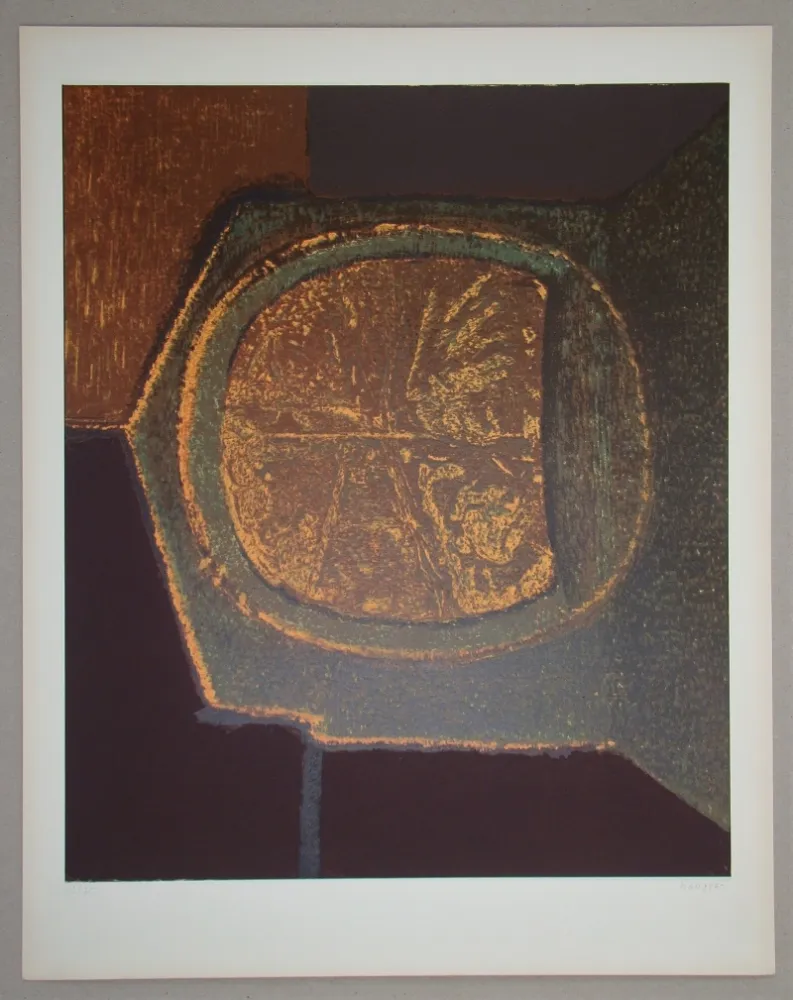 Screenprint Piaubert - Composition VI.-1964