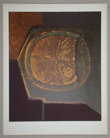 Screenprint Piaubert - Composition VI.-1964