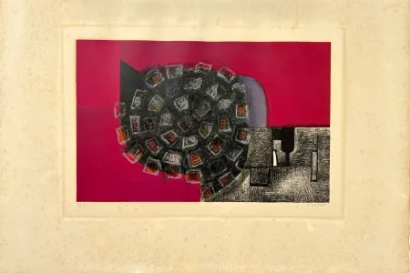 Lithograph Piaubert - Sans titre