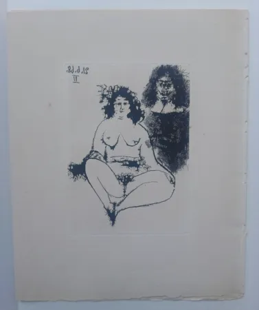Aquatint Picasso - 21 Jun 1968 II - La Celestina - La Célestine