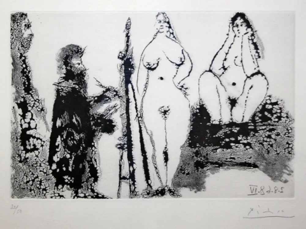 Aquatint Picasso - 347 SERIES (BLOCH 1715)