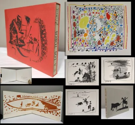 Lithograph Picasso - A Los Toros avec Picasso full Set 