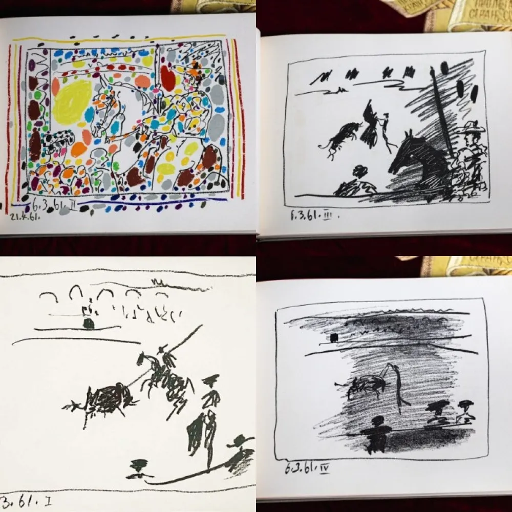 Lithograph Picasso - A Los Torros avec Picasso 