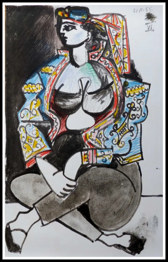 Lithograph Picasso (After) - CAHIER DE LA CALIFORNIE IX