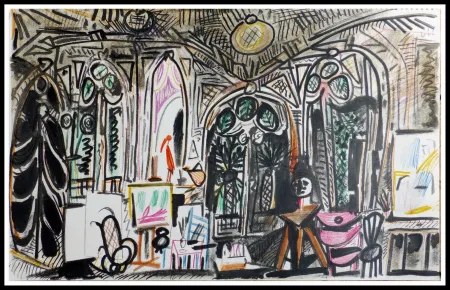 Lithograph Picasso (After) - CARNET DE CALIFORNIE XIII
