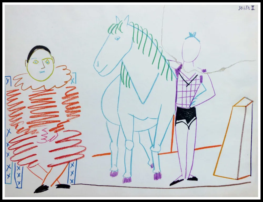 Lithograph Picasso (After) - DESSINS DE VALLAURIS IV