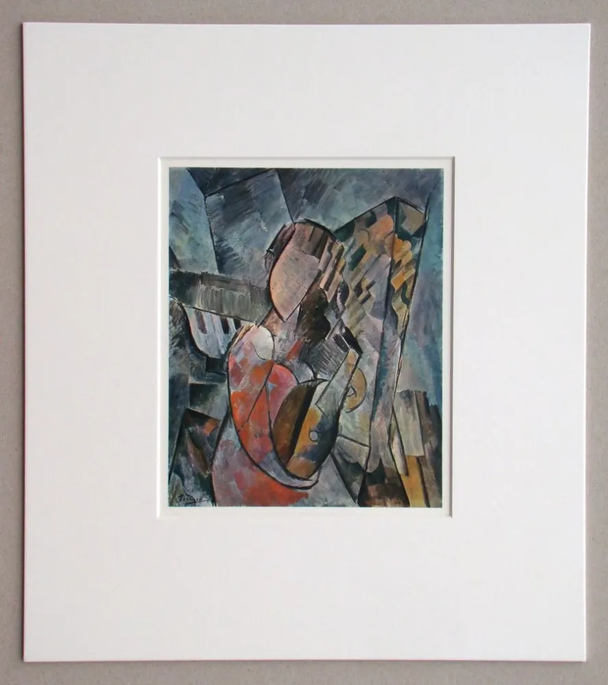 Rotogravure Picasso (After) - Femme à la guitare, 1909