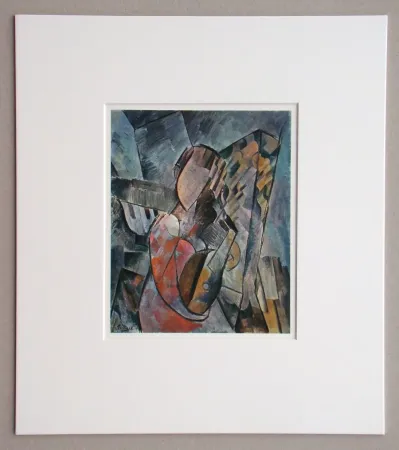 Rotogravure Picasso (After) - Femme à la guitare, 1909