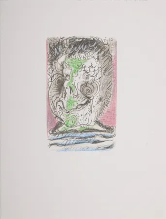 Lithograph Picasso (After) - Le Goût du Bonheur (D), 1970