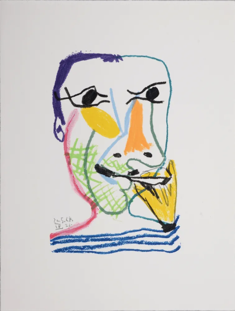 Lithograph Picasso (After) - Le Goût du Bonheur (K), 1970
