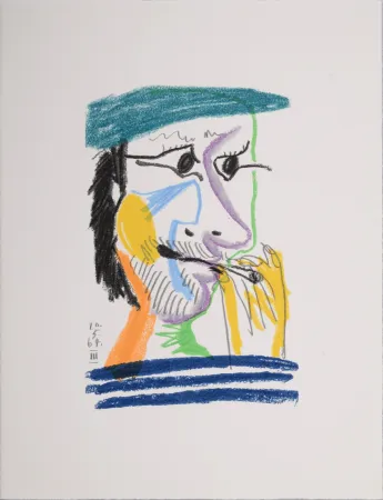 Lithograph Picasso (After) - Le Goût du Bonheur (M), 1970