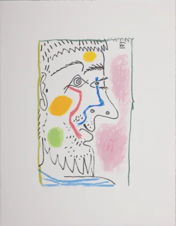 Lithograph Picasso (After) - Le Goût du Bonheur (O), 1970