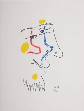 Lithograph Picasso (After) - Le Goût du Bonheur (Q), 1970
