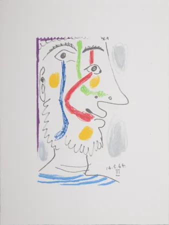 Lithograph Picasso (After) - Le Goût du Bonheur (S), 1970