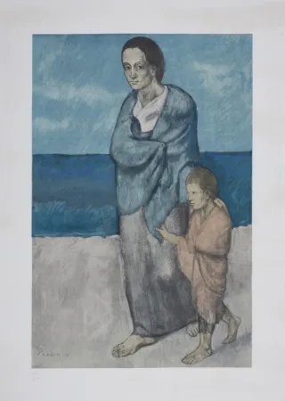 No Technical Picasso (After) - Mère et enfant, circa 1950