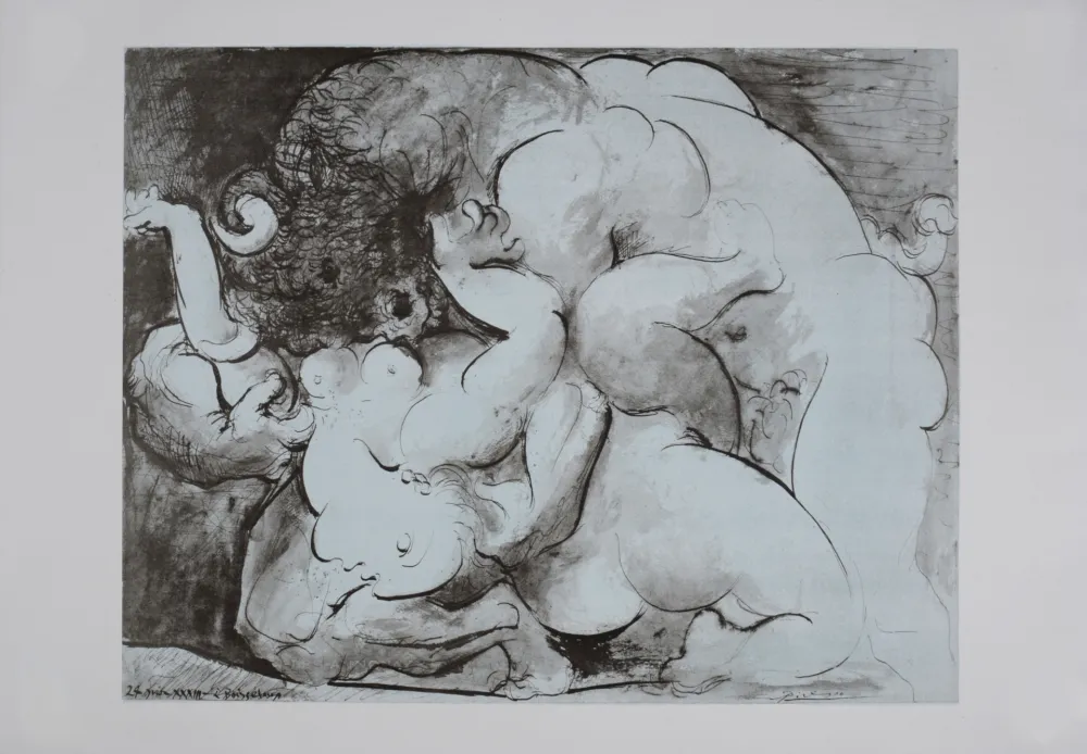 Lithograph Picasso (After) - Minautore, 1946