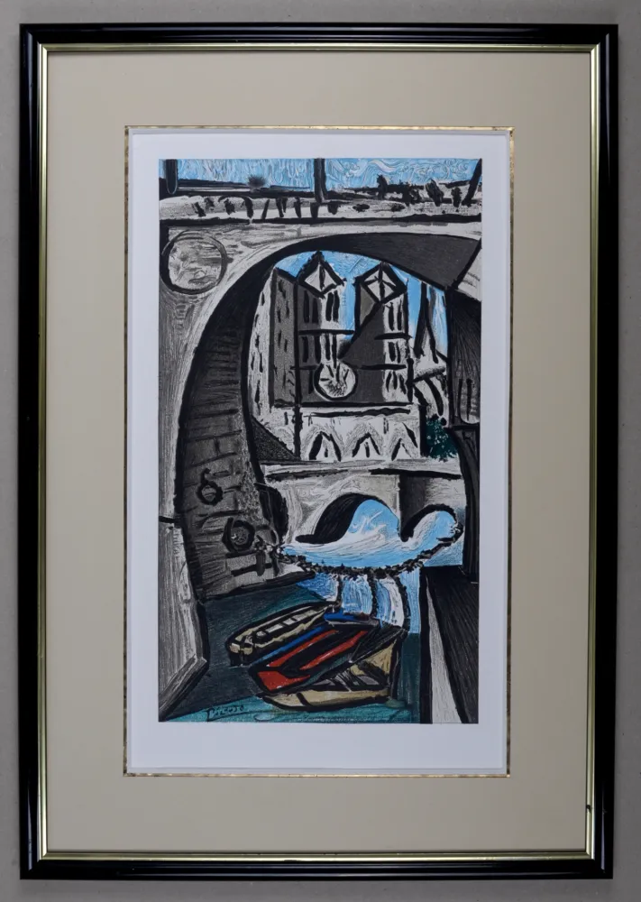 Lithograph Picasso (After) - Notre-Dame, 1979