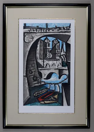 Lithograph Picasso (After) - Notre-Dame, 1979
