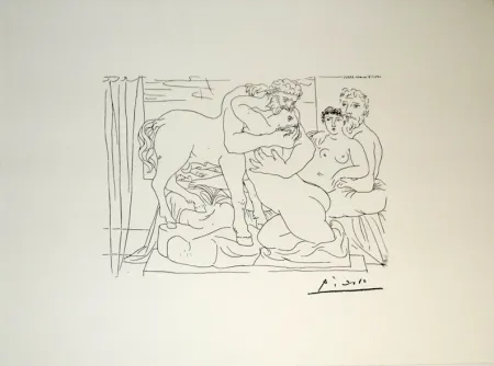 Lithograph Picasso - ( After Picasso) Suite Vollard – Lithograph Edition