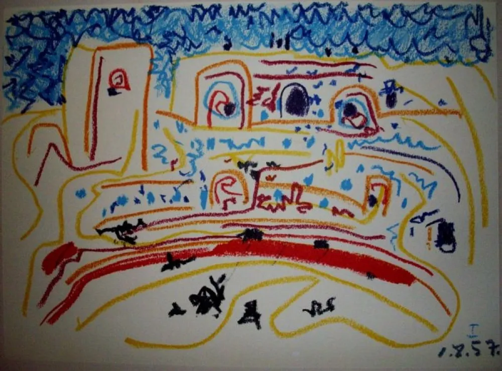 Lithograph Picasso (After) - TOROS Y TOREROS