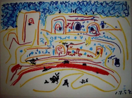 Lithograph Picasso (After) - TOROS Y TOREROS