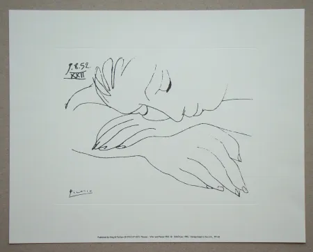 Screenprint Picasso (After) - War and Piece