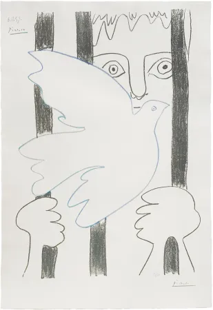 Lithograph Picasso - Amnistia