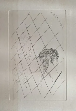 Drypoint Picasso - Au cirque