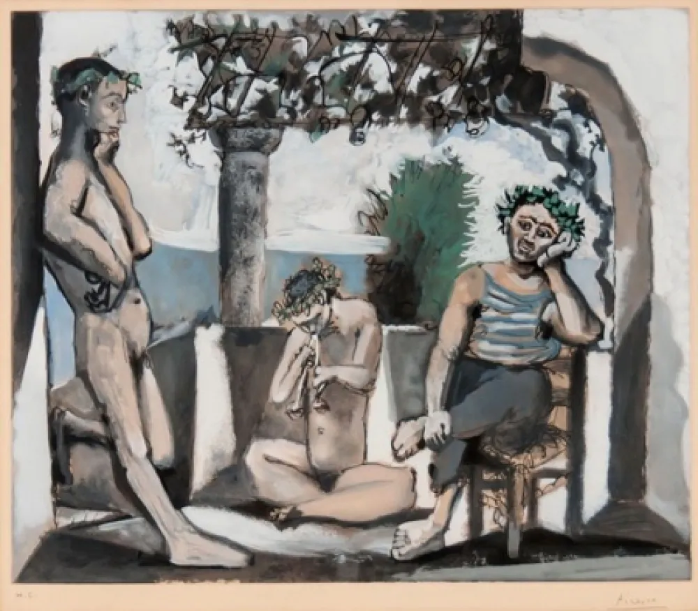 Aquatint Picasso - BACCHANALE
