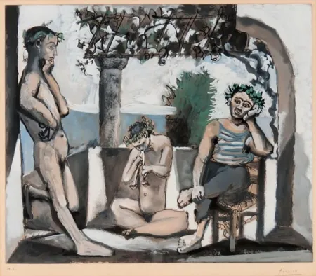 Aquatint Picasso - BACCHANALE