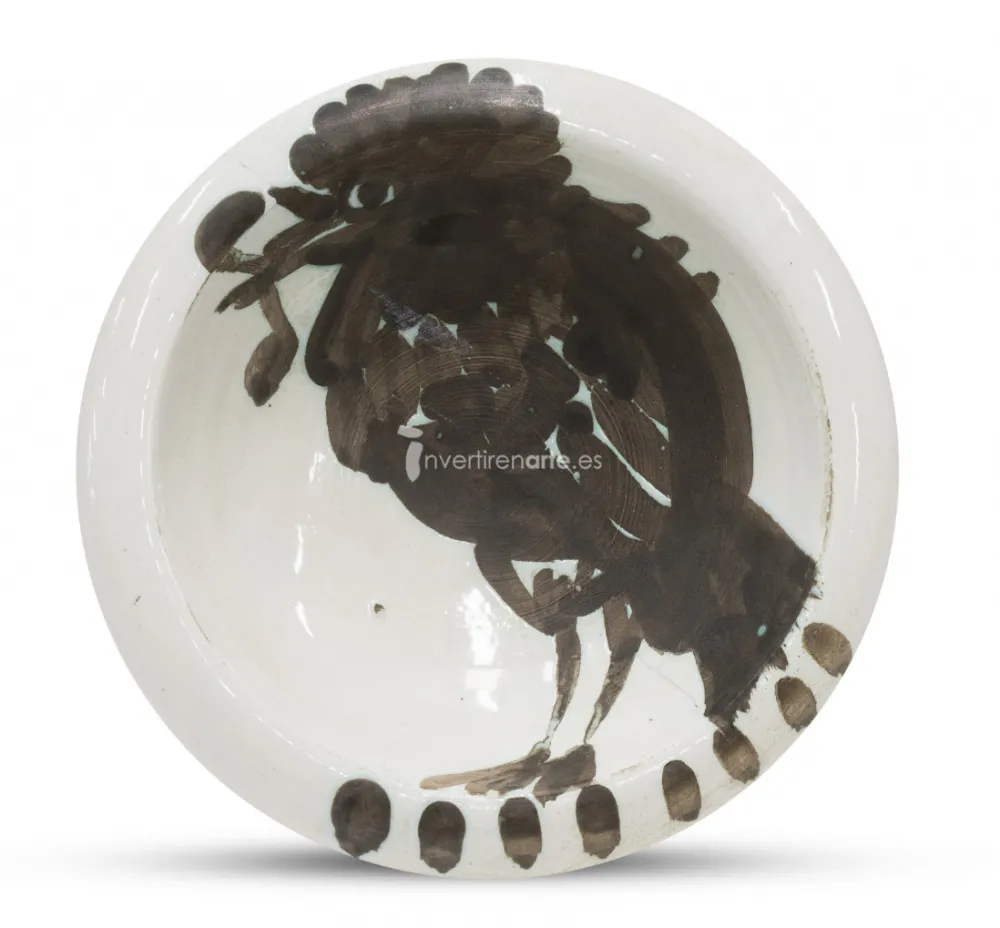 Ceramic Picasso - Bird with worm