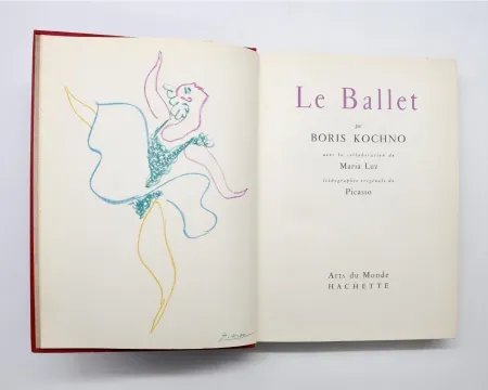 Lithograph Picasso - Boris Kokhno-Le Ballet- Ballerina