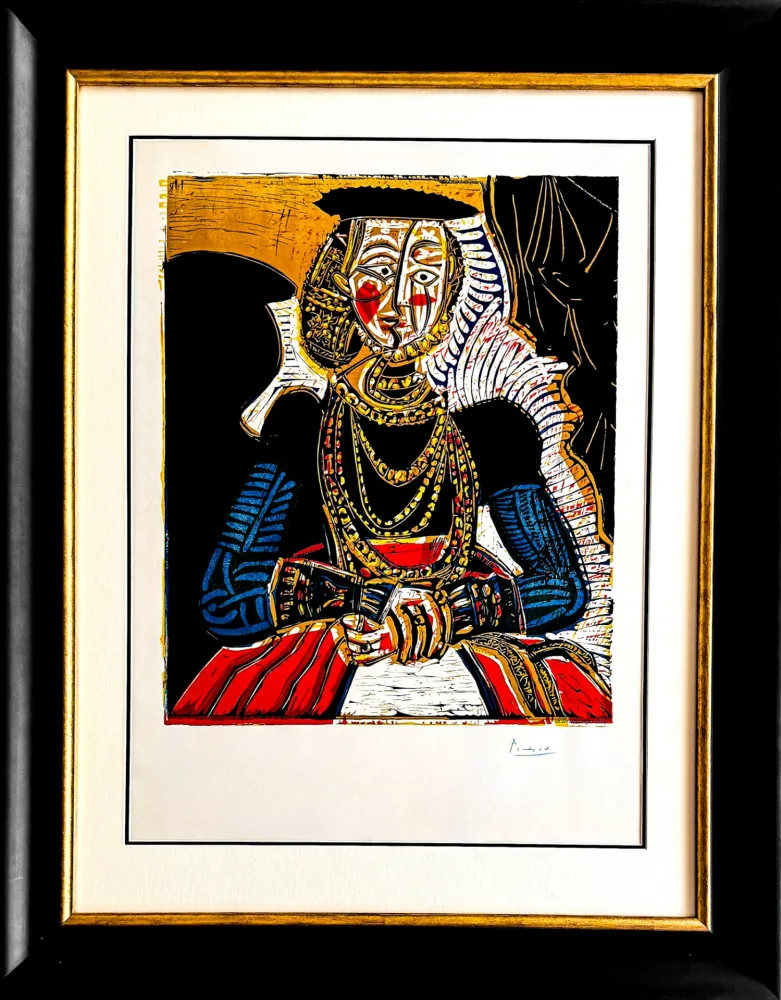 Lithograph Picasso - Buste de Femme d’après Cranach le Jeune