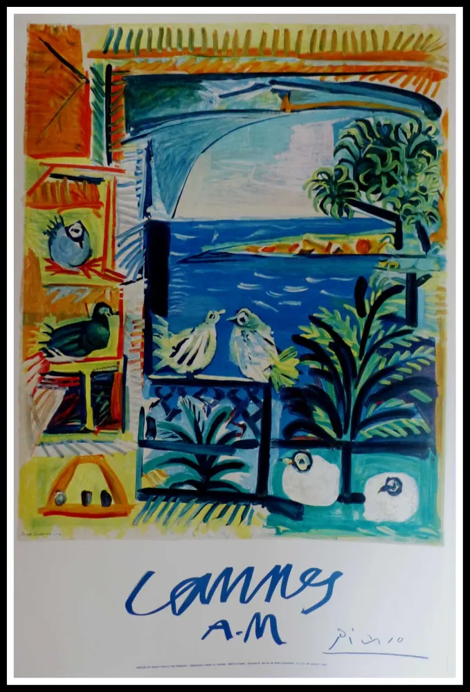 Lithograph Picasso - CANNES A.M