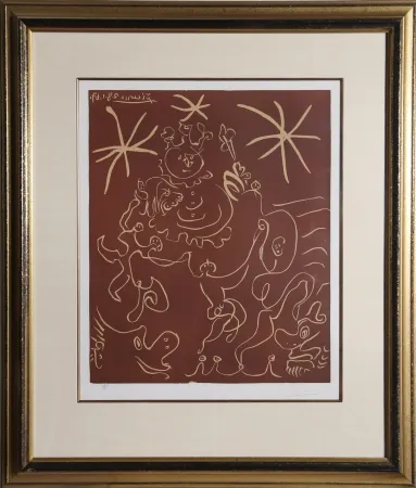 Linocut Picasso - Carnaval