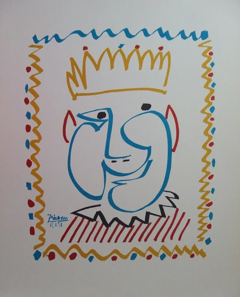 Lithograph Picasso - Carnaval : le roi