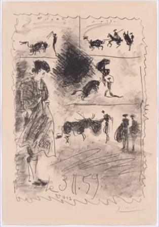 Lithograph Picasso - Carnet de la Californie 